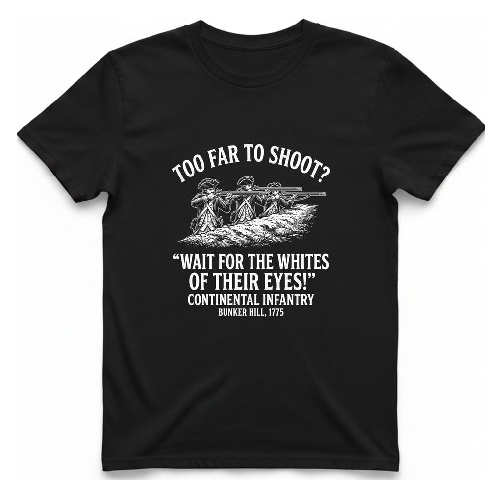 Whites of Their Eyes Bunker T-Shirt - Black front