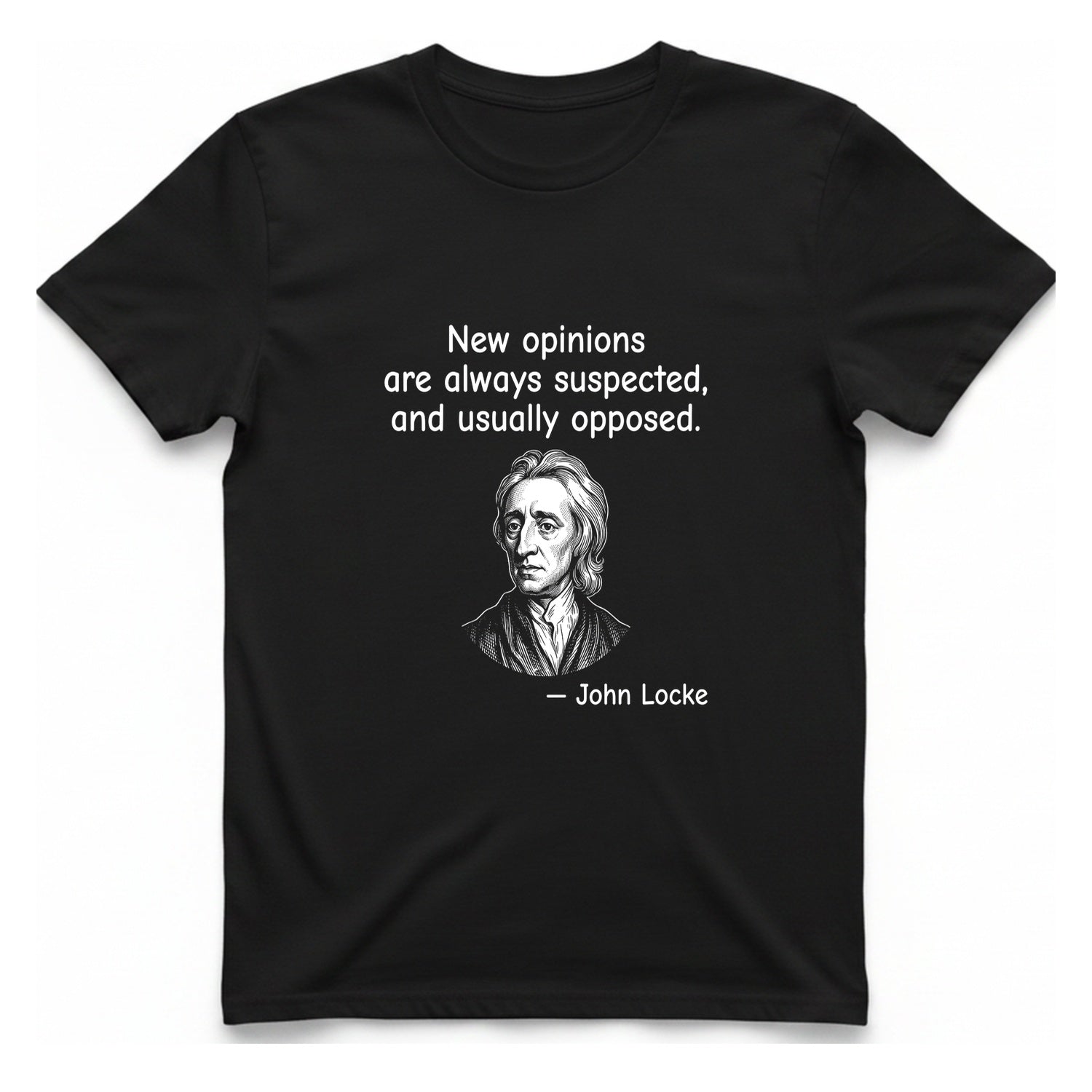 Locke New Opinions T-Shirt - Black front