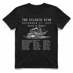 The Atlantic Star T-Shirt - Black front