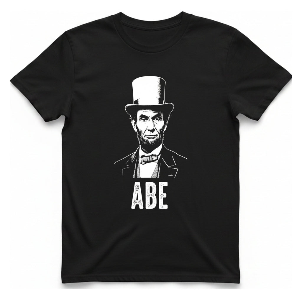 Abe Lincoln T-Shirt - Black front