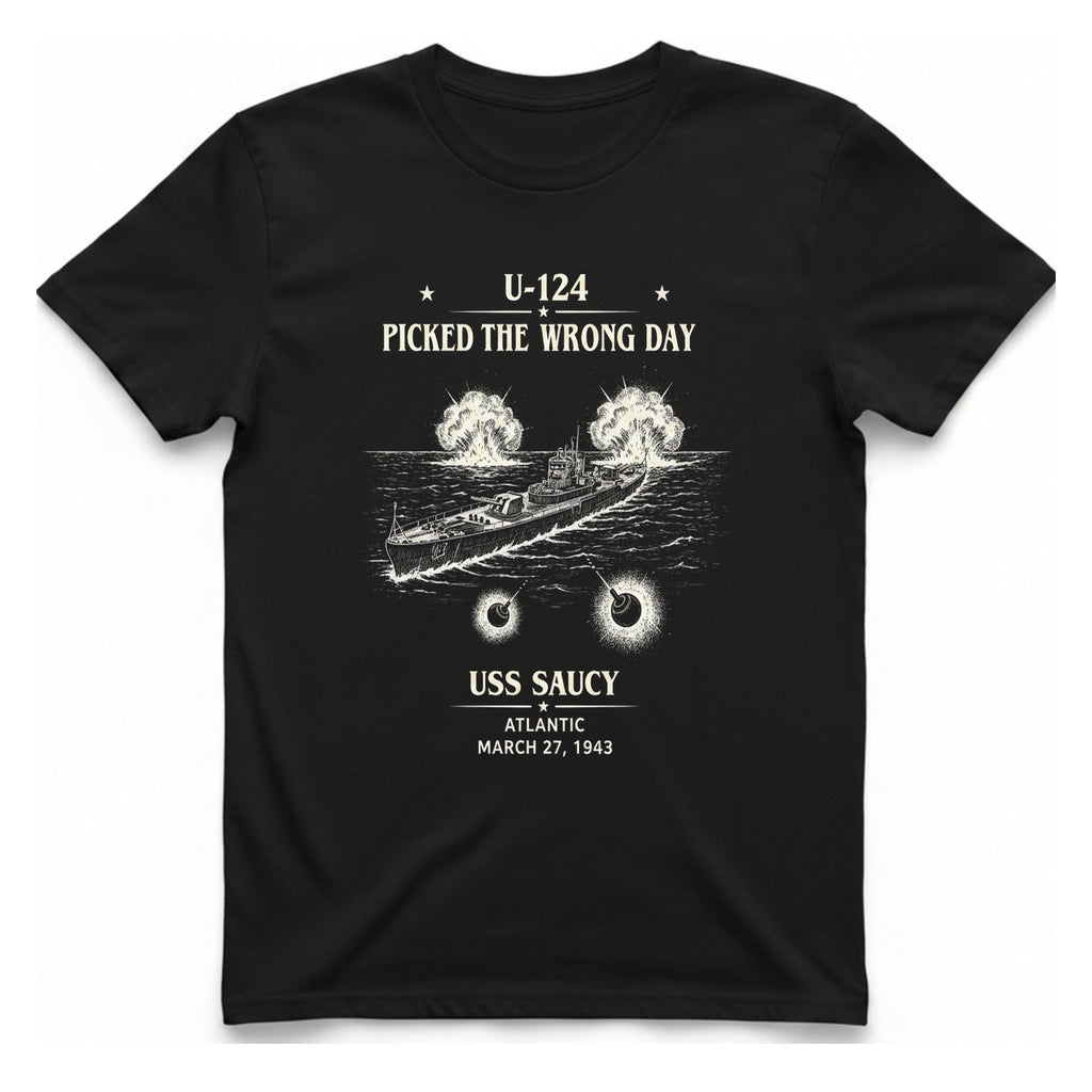 U Uss Saucy T-Shirt - Black front