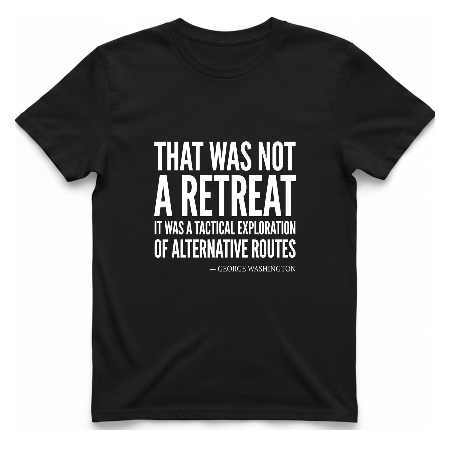 Washington Strategic Relocation T-Shirt - Black front