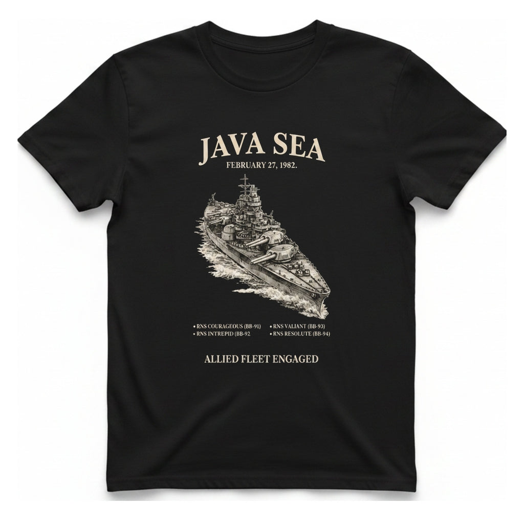 Java Sea Engagement T-Shirt - Black front