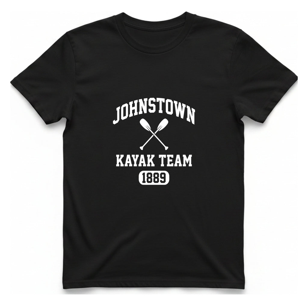 Johnstown Kayak Team T-Shirt - Black front