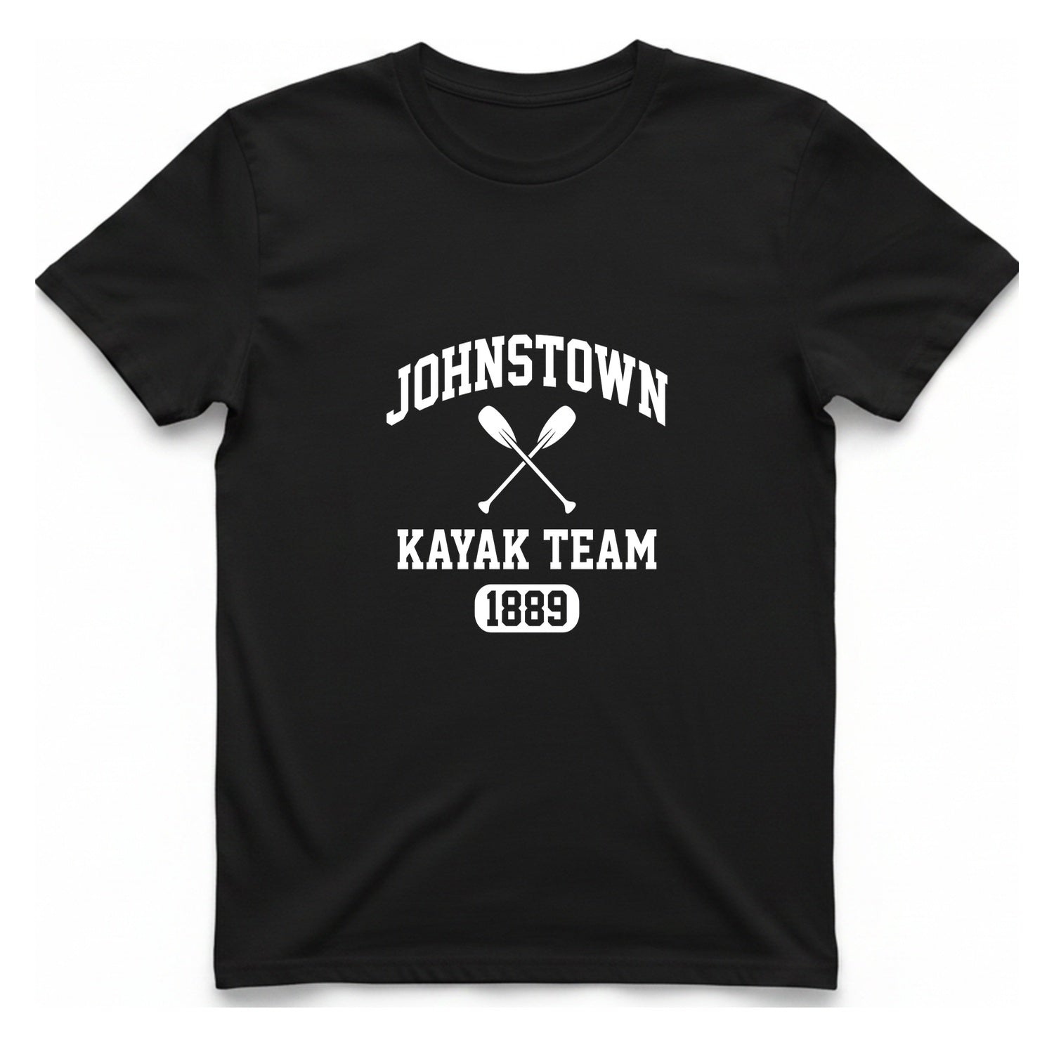 Johnstown Kayak Team T-Shirt - Black front