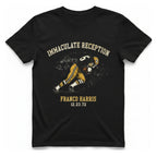 Immaculate Reception Franco Harris T-Shirt - Black front
