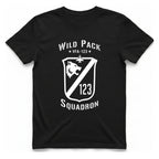 Wild Pack Vfa Squadron T-Shirt - Black front