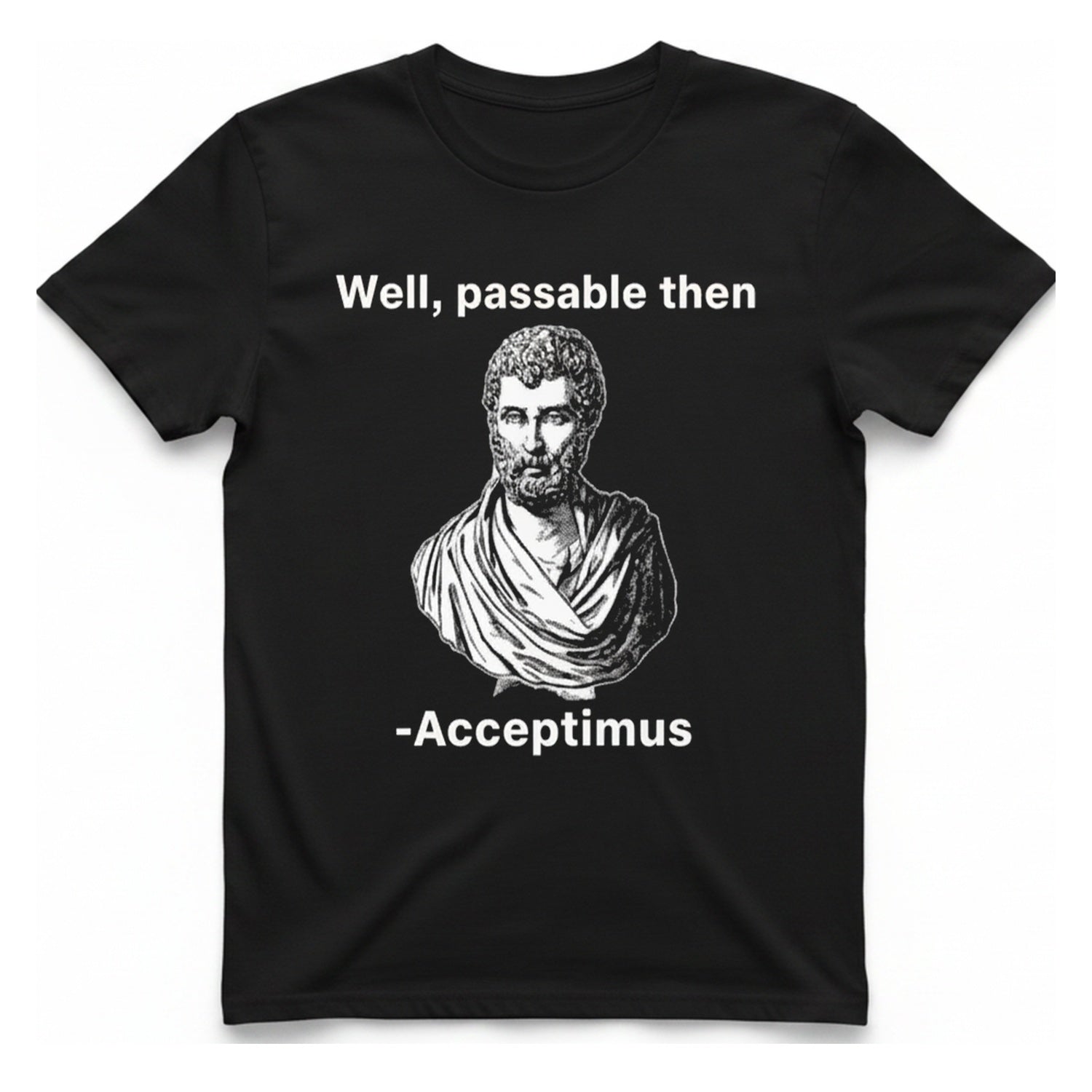 Well Passable Acceptimus T-Shirt - Black front