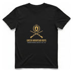 Green Mountain Boys Crest T-Shirt - Black front