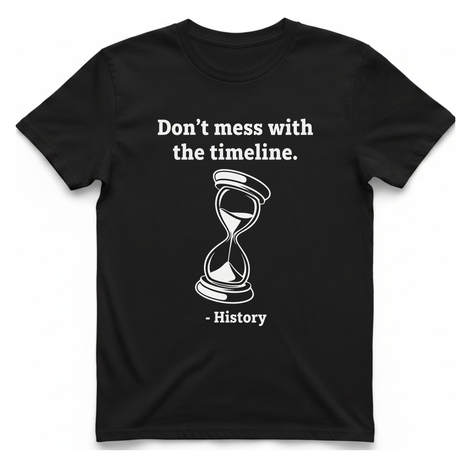Time Travel Paradox T-Shirt - Black front