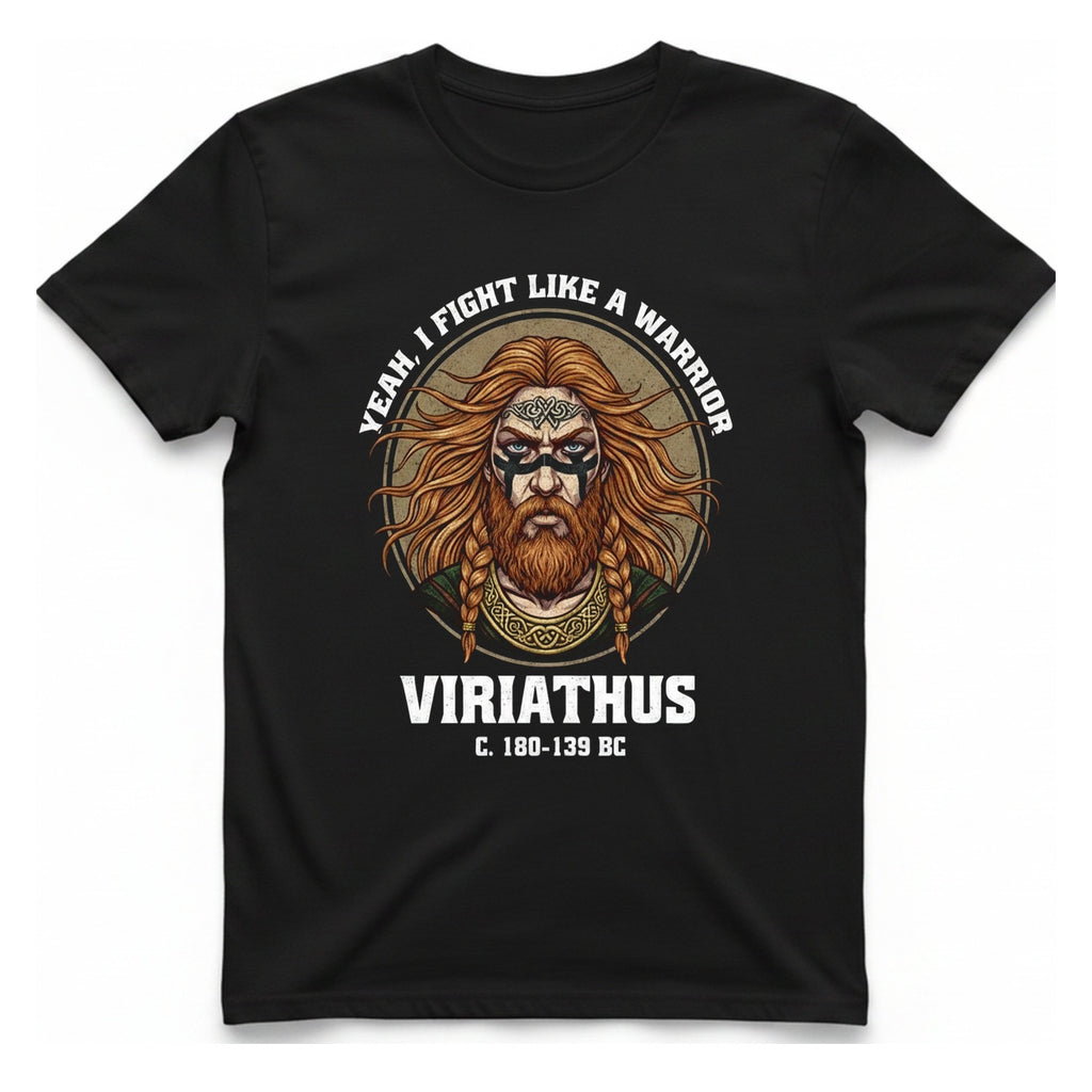 Viriathus Warrior T-Shirt - Black front
