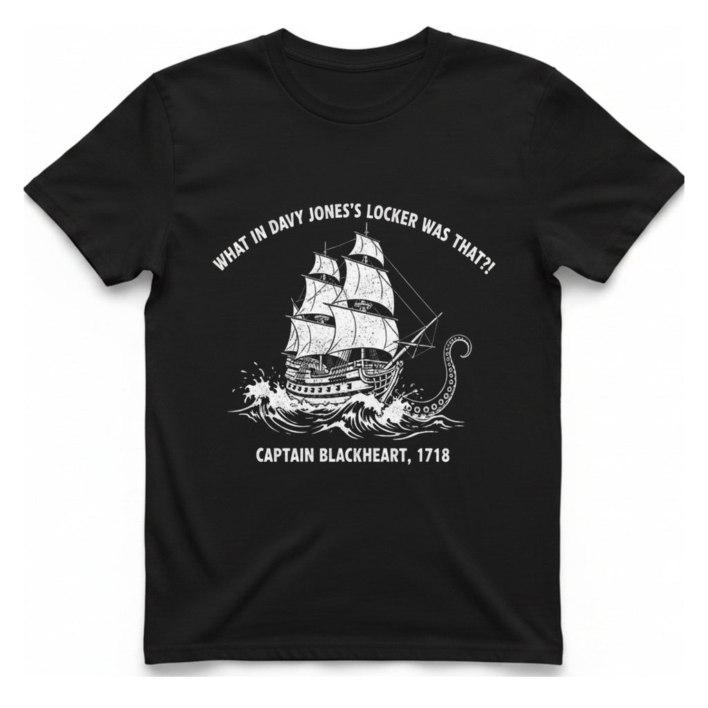 Davy Jones Locker T-Shirt - Black front
