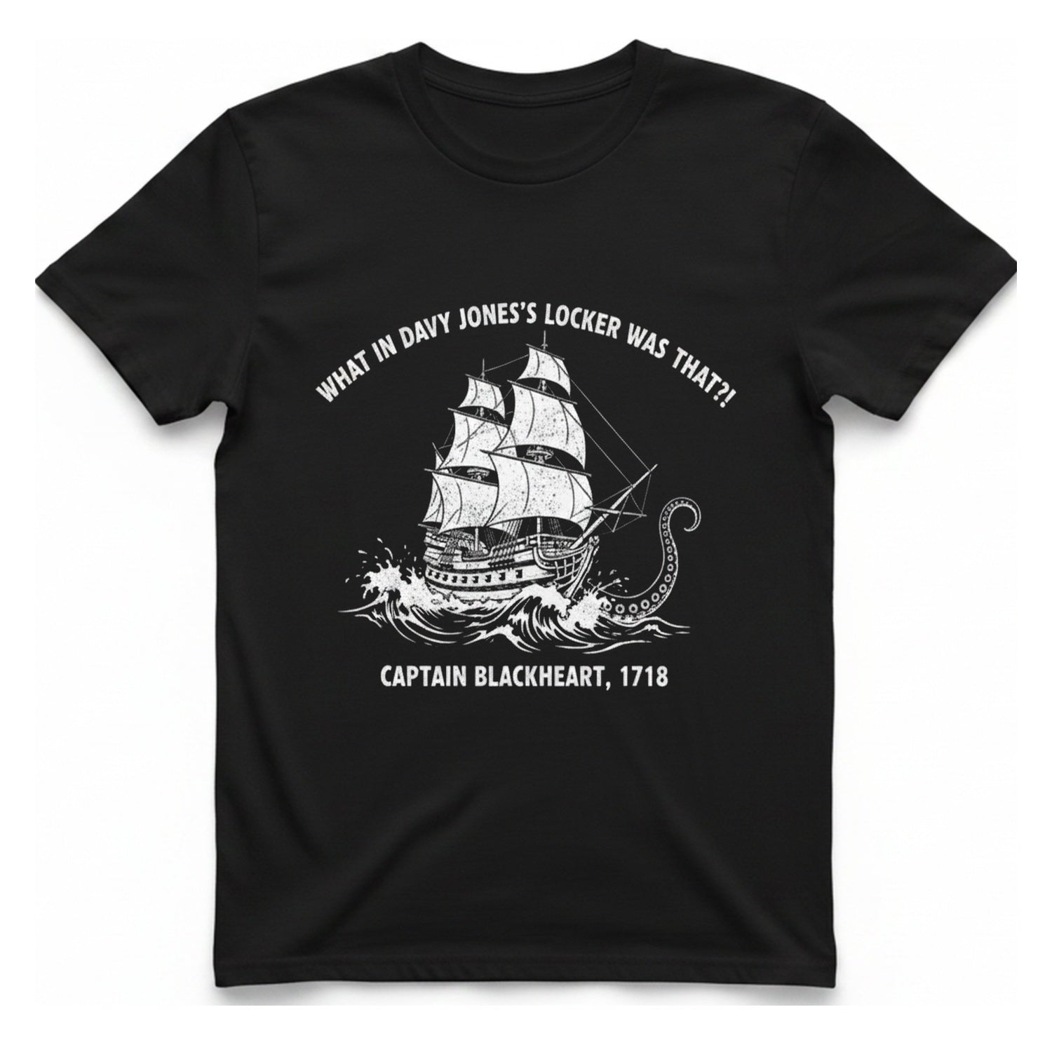 Davy Jones Locker T-Shirt - Black front