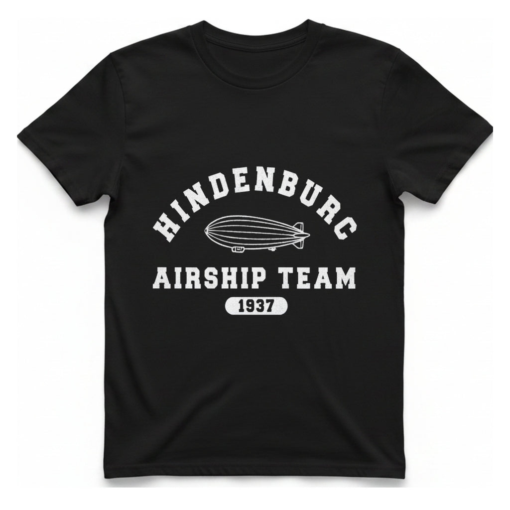 Hindenburg Airship Team T-Shirt - Black front