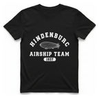 Hindenburg Airship Team T-Shirt - Black front