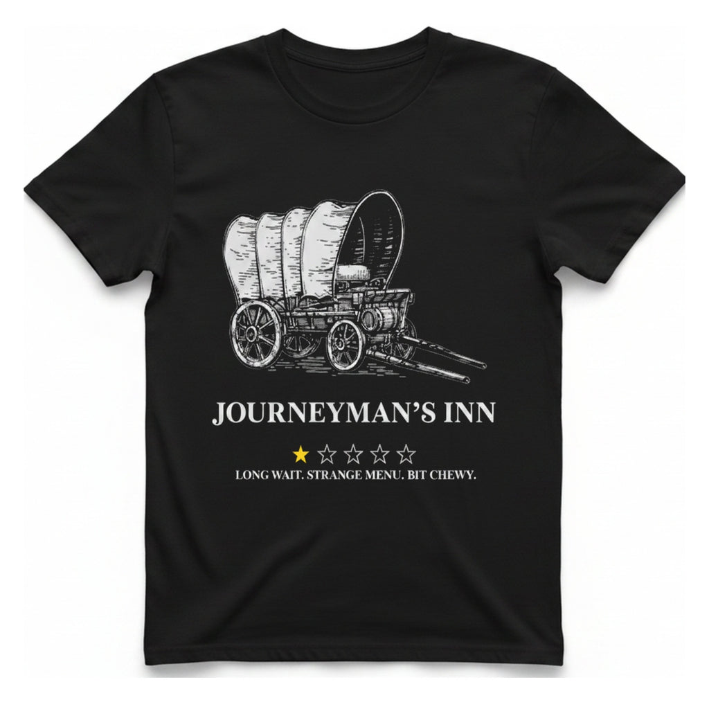 Journeyman Inn T-Shirt - Black front
