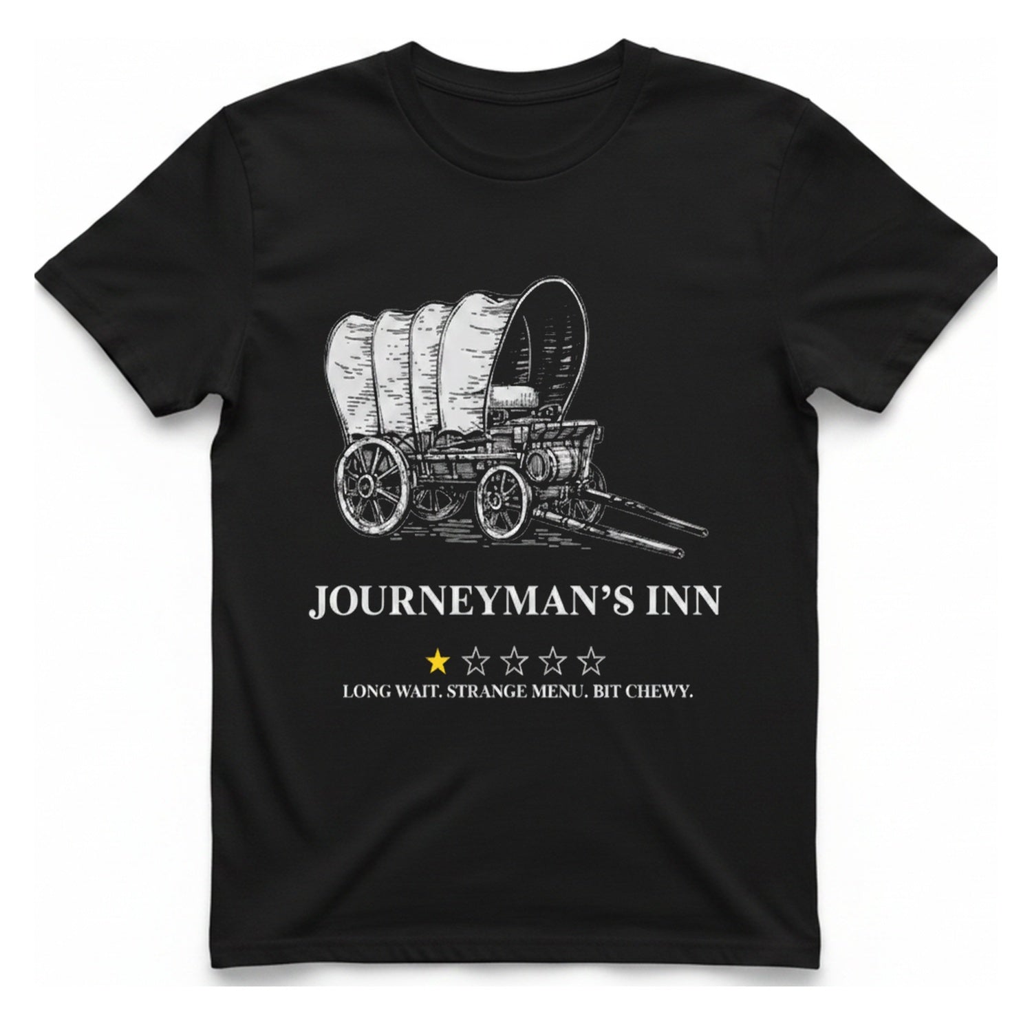 Journeyman Inn T-Shirt - Black front