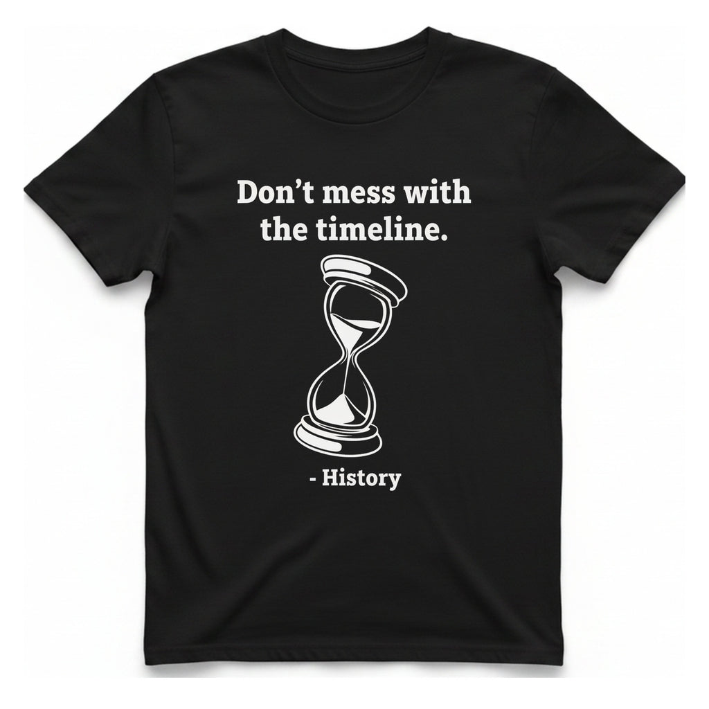 Time Travel Paradox T-Shirt - Black front