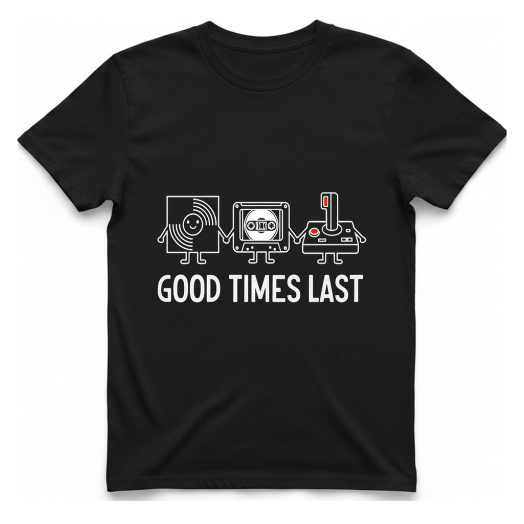 Good Times Last T-Shirt - Black front