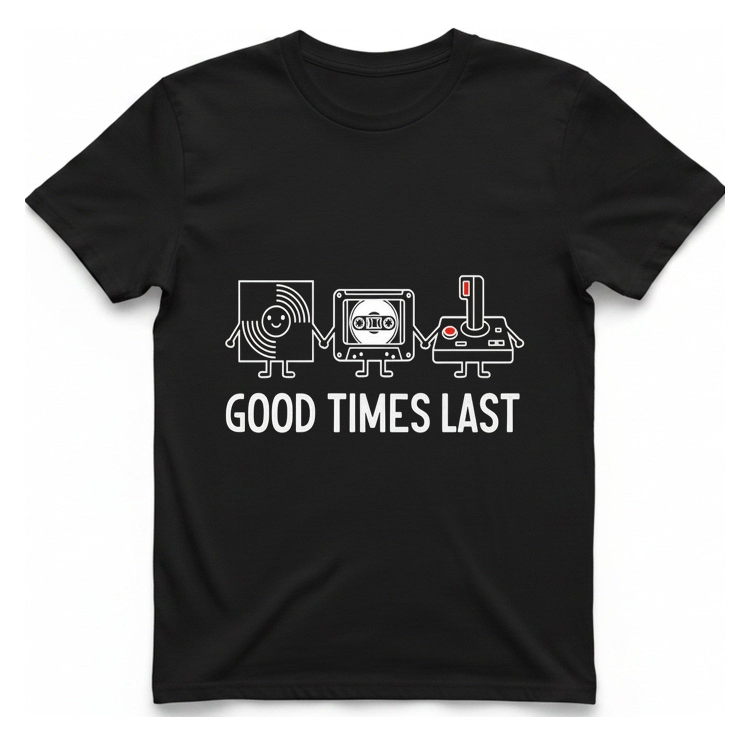 Good Times Last T-Shirt - Black front