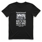 Row To The Next Ship T-Shirt - Black front