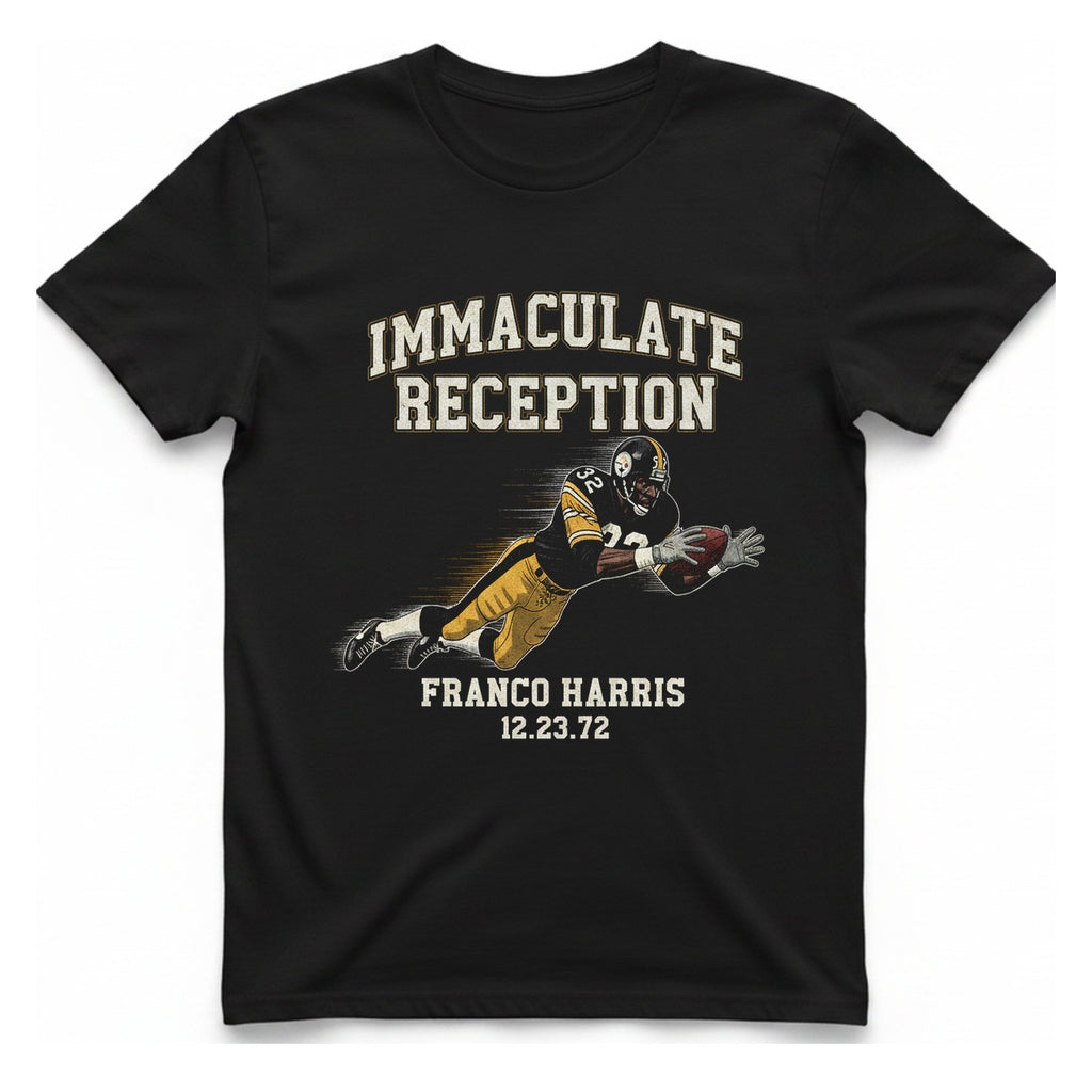 Immaculate Reception T-Shirt - Black front