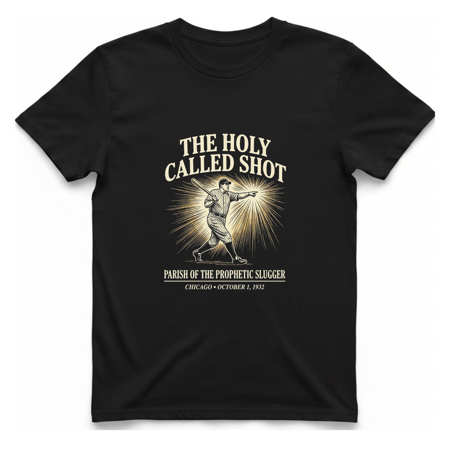 Divine Called Shot T-Shirt - Black front