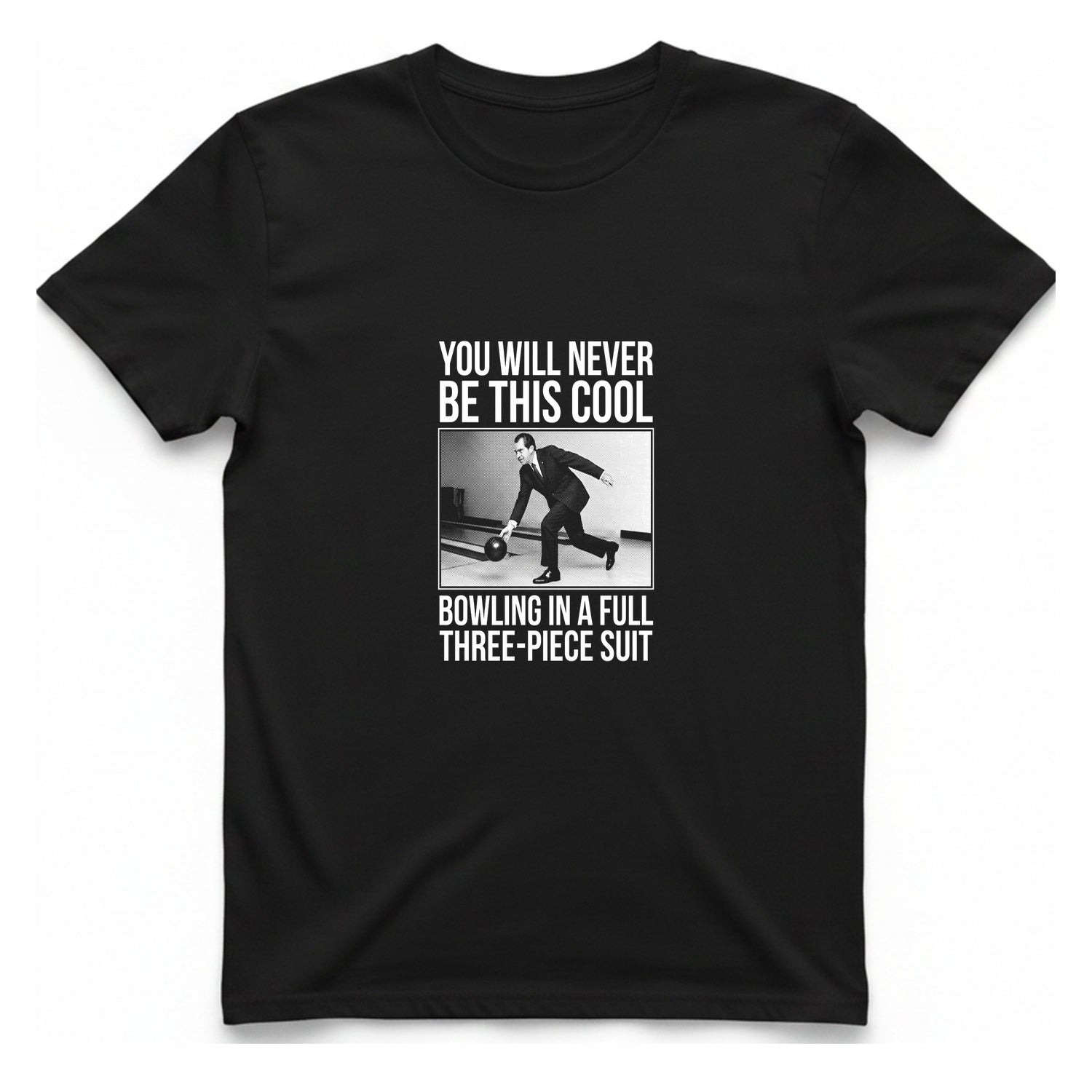 Nixon Suit Bowling Flex T-Shirt - Black front