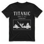 Titanic Unsinkable T-Shirt - Black front