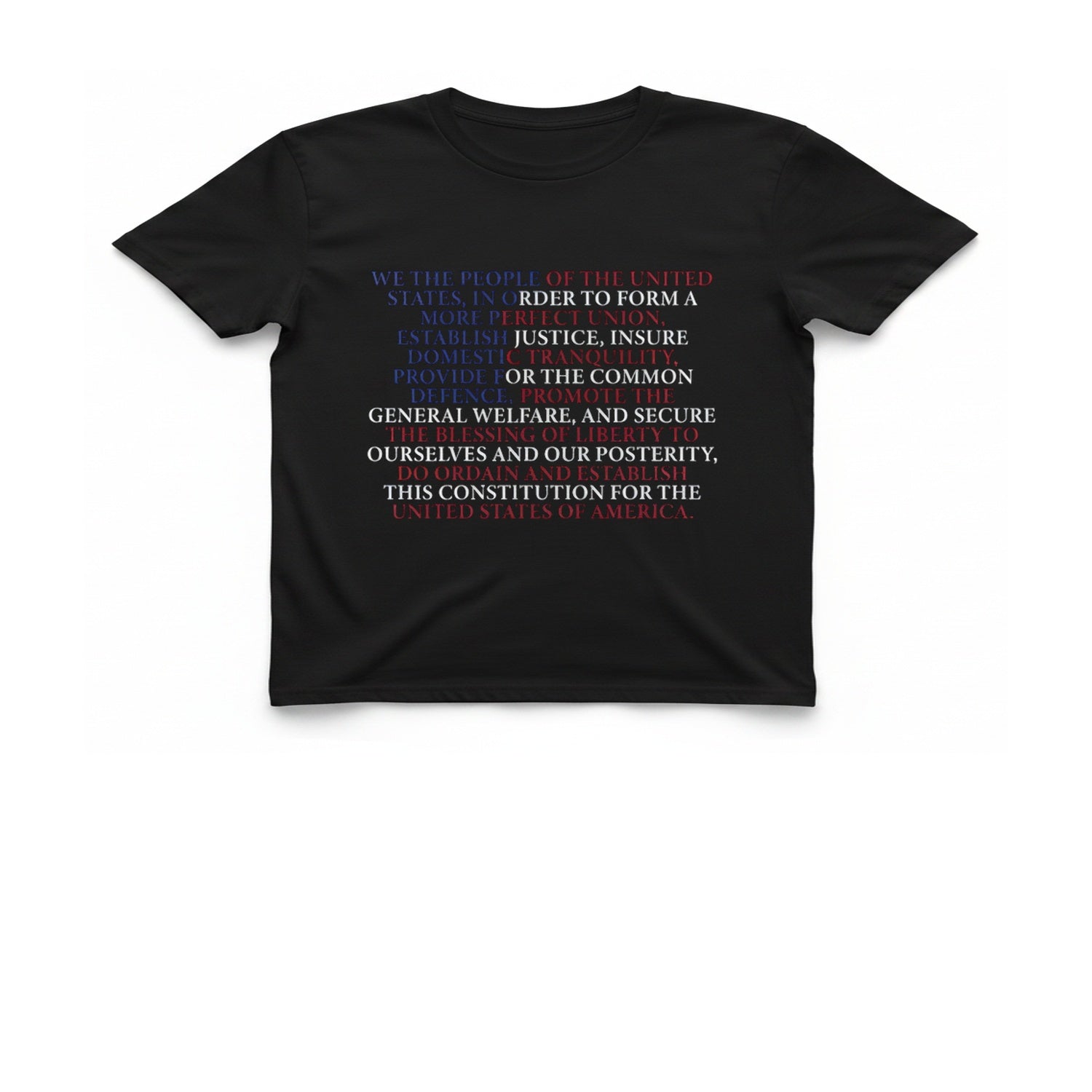 We The People T-Shirt - Black front