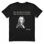 Novalis Seeds Thought T-Shirt - Black front