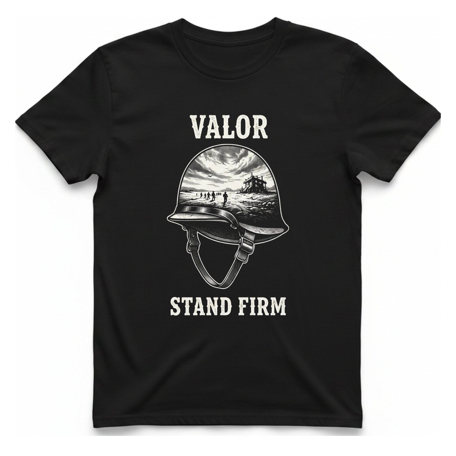 Valor Stand Firm T-Shirt - Black front