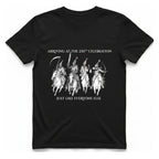 250Th Celebration Arriving T-Shirt - Black front