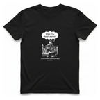 First Phone Call Panic T-Shirt - Black front