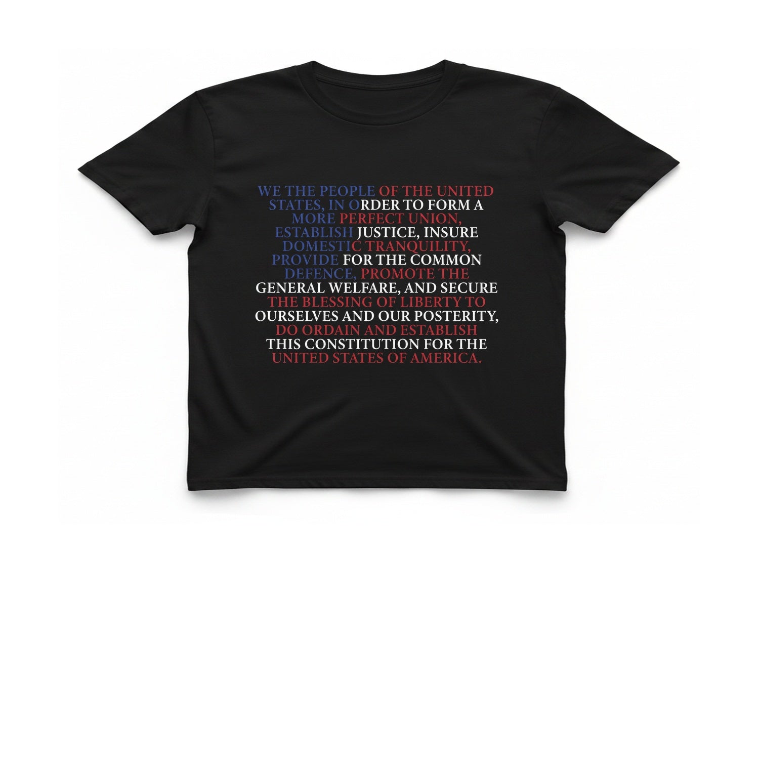 We The People of The T-Shirt - Black front