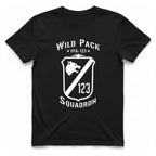 Wild Pack Squadron T-Shirt - Black front