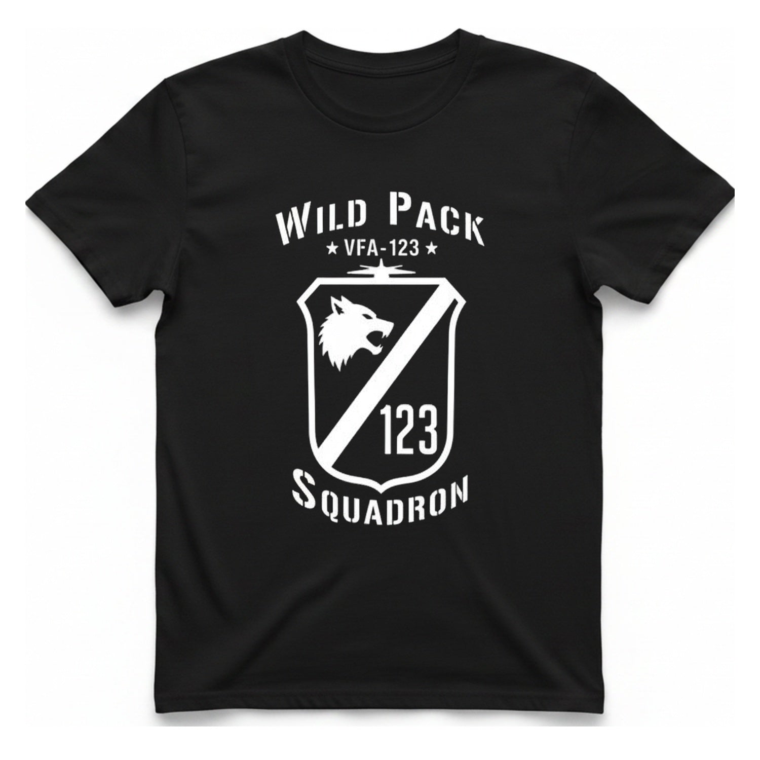 Wild Pack Squadron T-Shirt - Black front