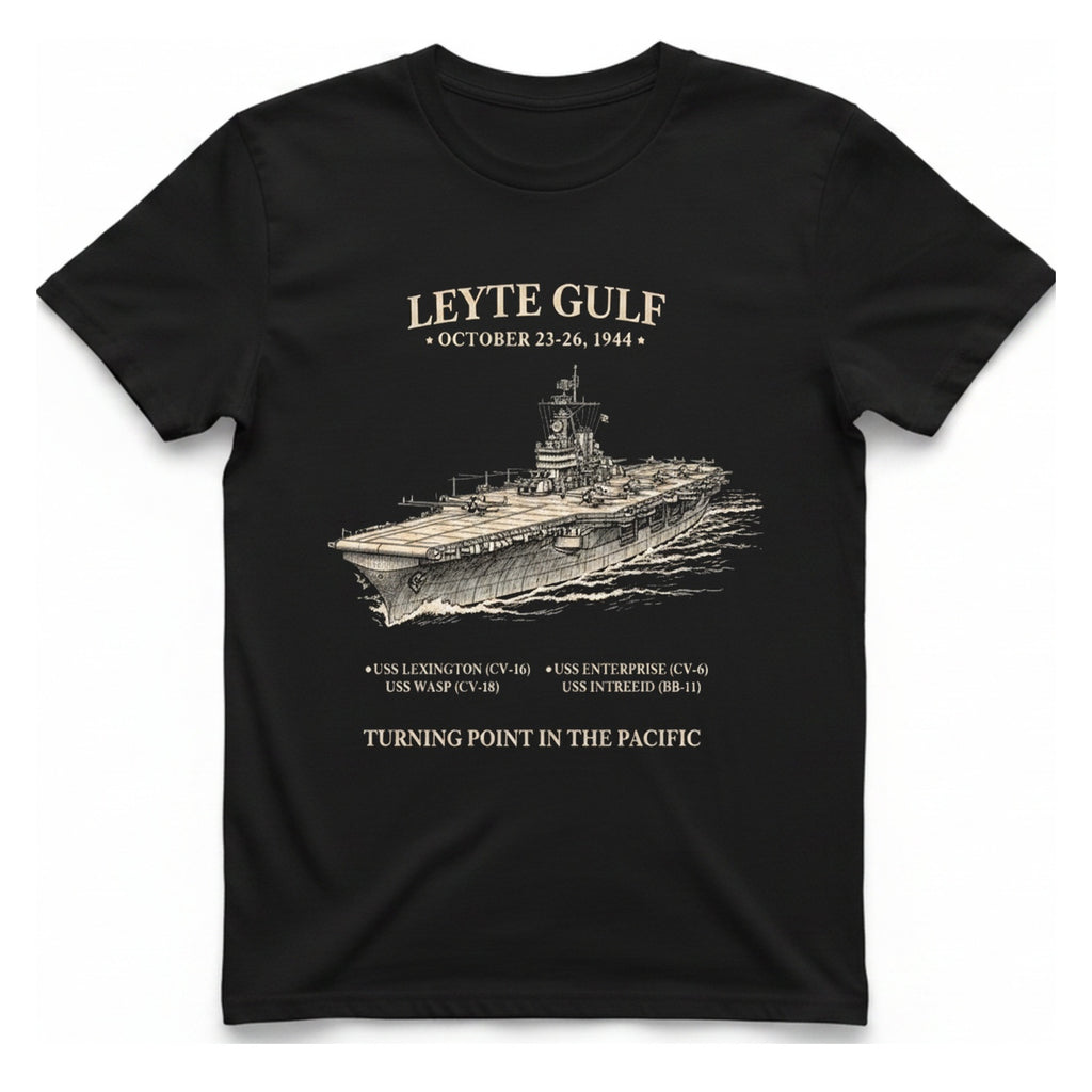 Leyte Gulf Turning Point T-Shirt - Black front