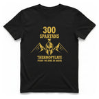Spartans Thermopylae T-Shirt - Black front
