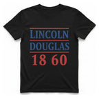 Lincoln Douglas T-Shirt - Black front