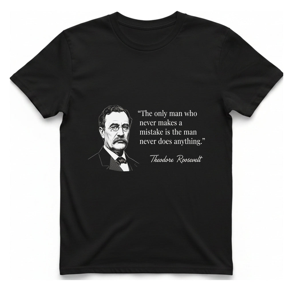 The Only Man Who Never T-Shirt - Black front