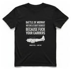 Battle of Midway T-Shirt - Black front