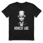 Honest Abe T-Shirt - Black front