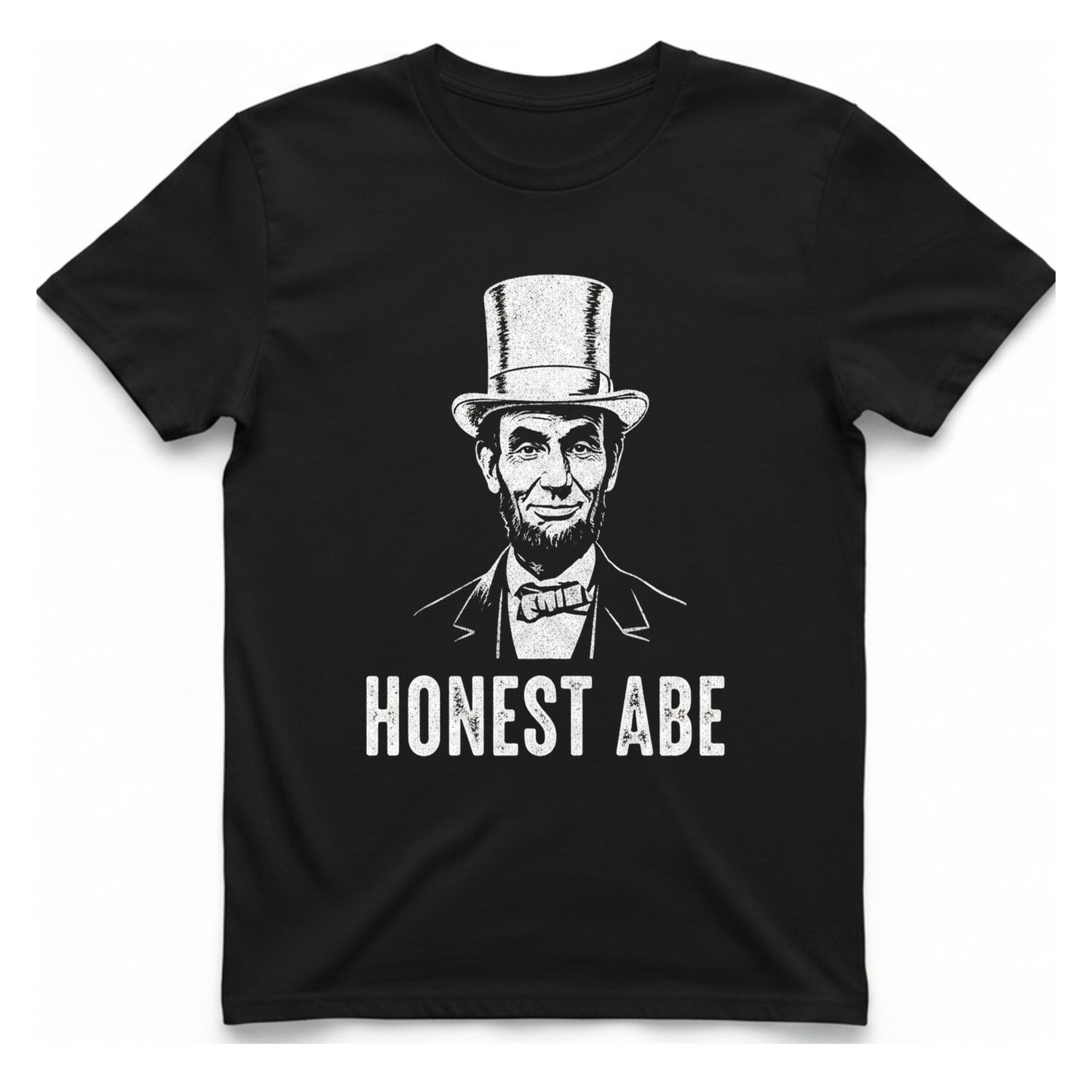 Honest Abe T-Shirt - Black front