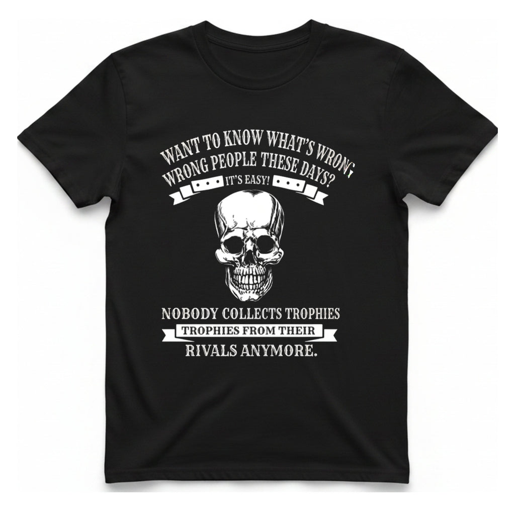 Trophies From Rivals T-Shirt - Black front