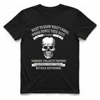 Trophies From Rivals T-Shirt - Black front