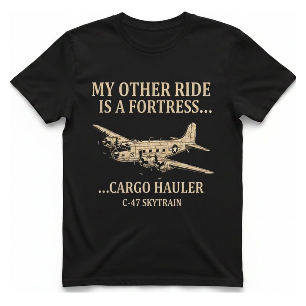 My Other Ride T-Shirt - Black front