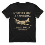 My Other Ride T-Shirt - Black front