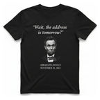Lincoln Procrastination T-Shirt - Black front