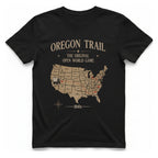 Oregon Trail The Original Open T-Shirt - Black front